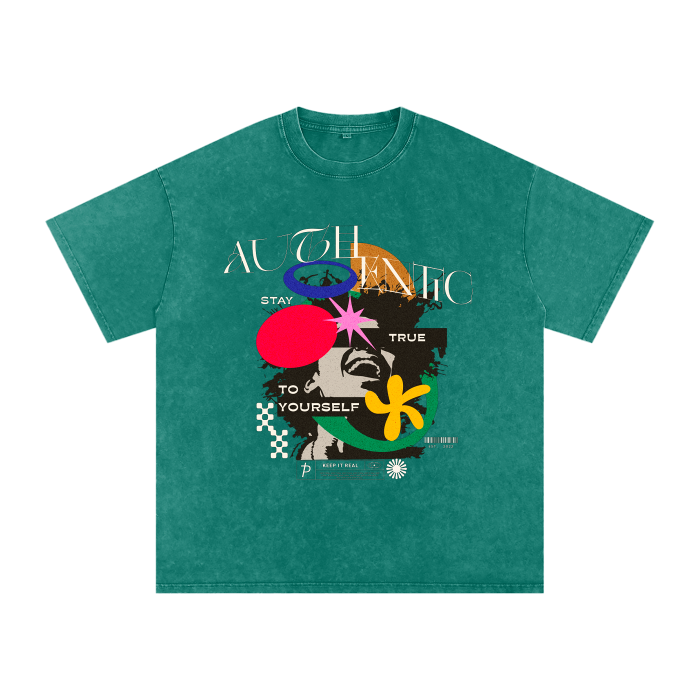 Authenticity Unisex Box Tee | Think Positive