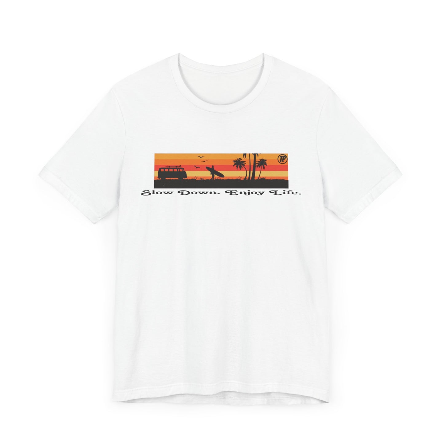 Think Positive Unisex Summer Surf Tee