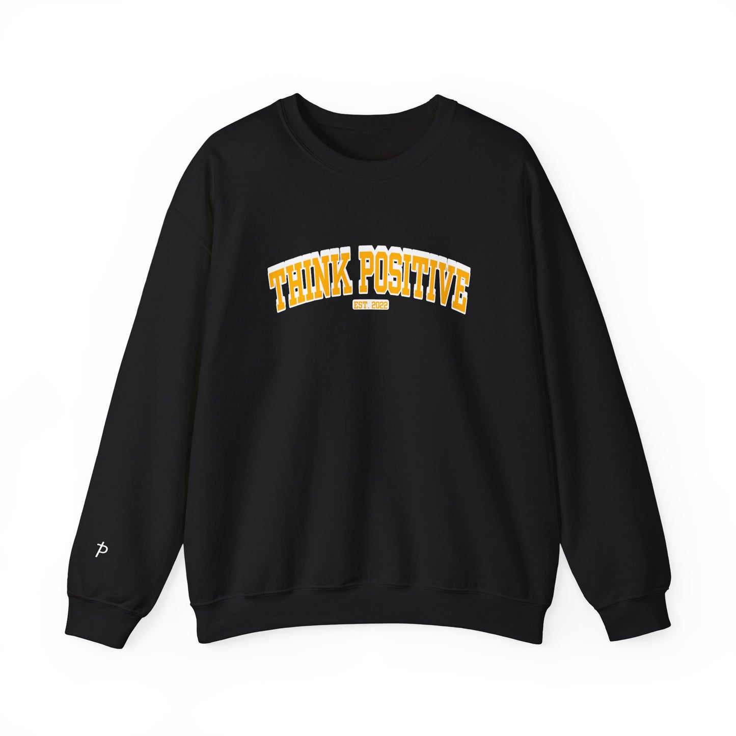 Vintage Lettering Unisex Sweatshirt (Blooming Yellow) | Think Positive