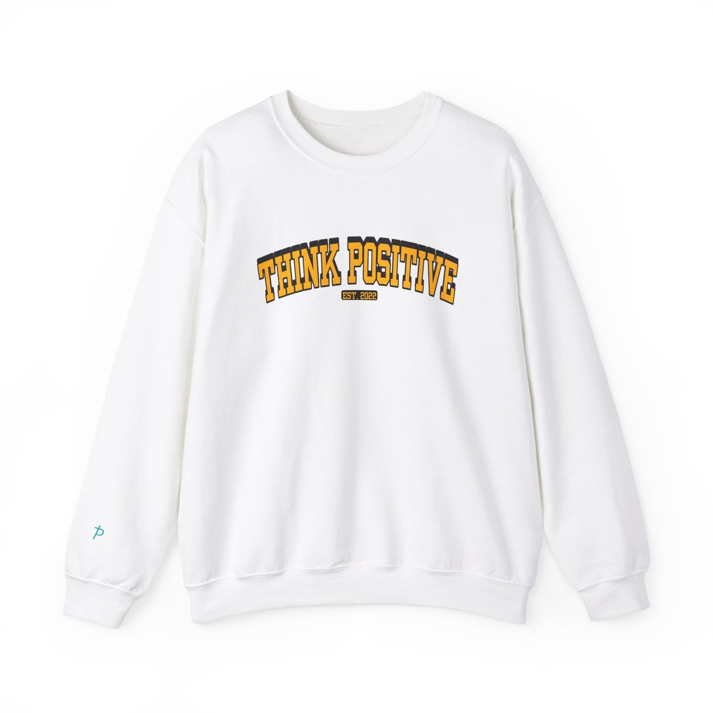 Vintage Lettering Unisex Sweatshirt (Blooming Yellow) | Think Positive