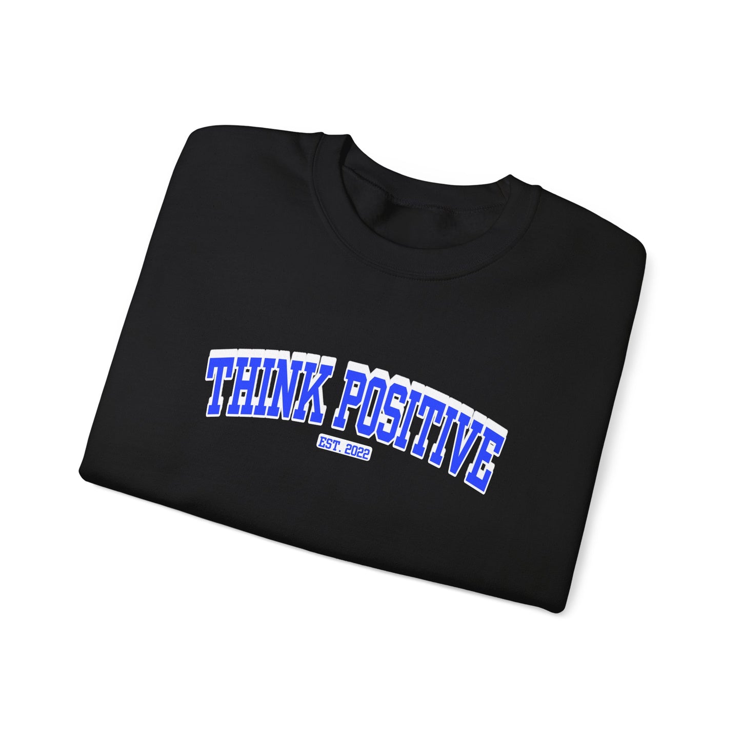 Vintage Lettering Sweatshirt (Courageous Blue) | Think Positive
