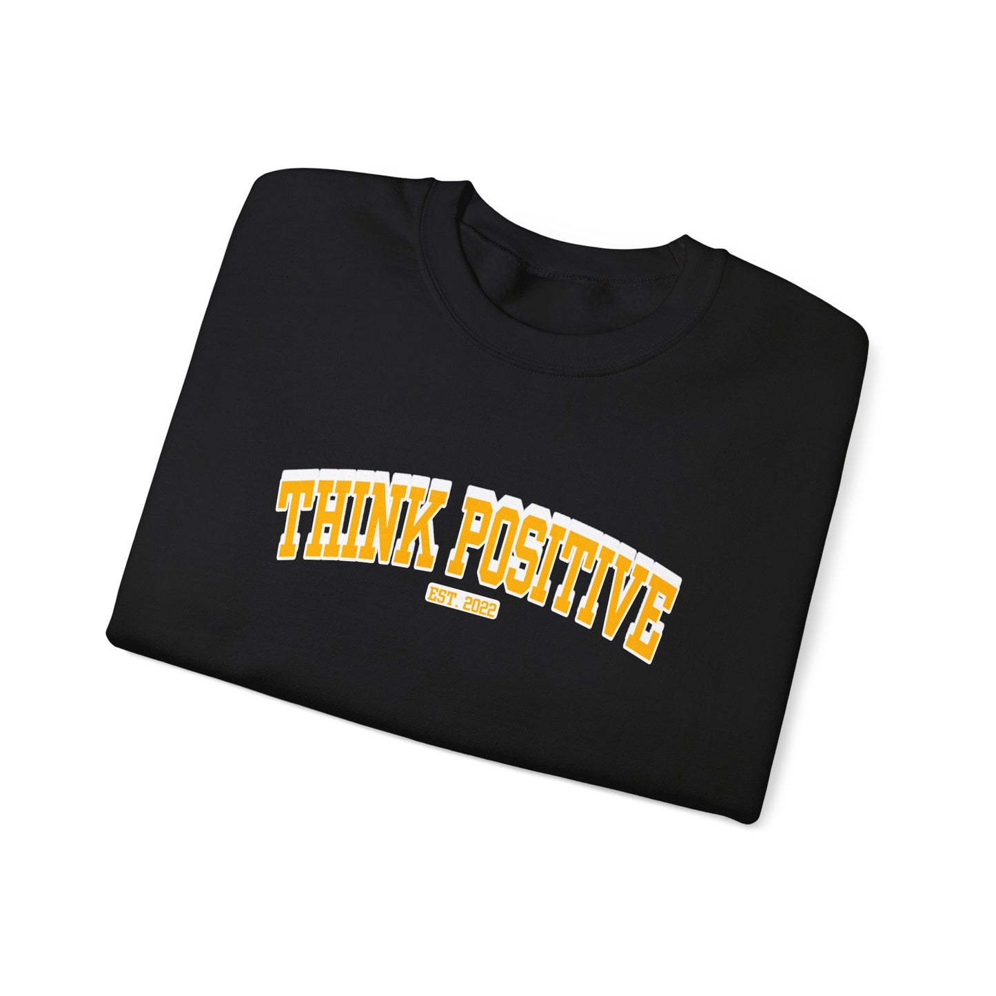 Vintage Lettering Unisex Sweatshirt (Blooming Yellow) | Think Positive