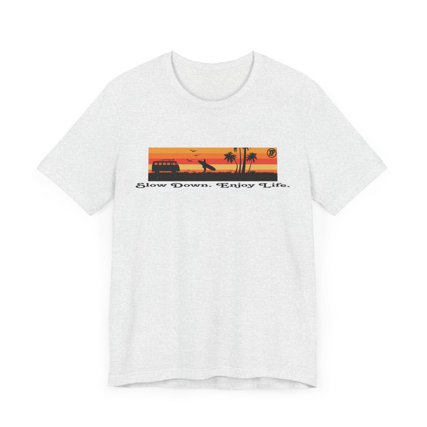 Think Positive Unisex Summer Surf Tee