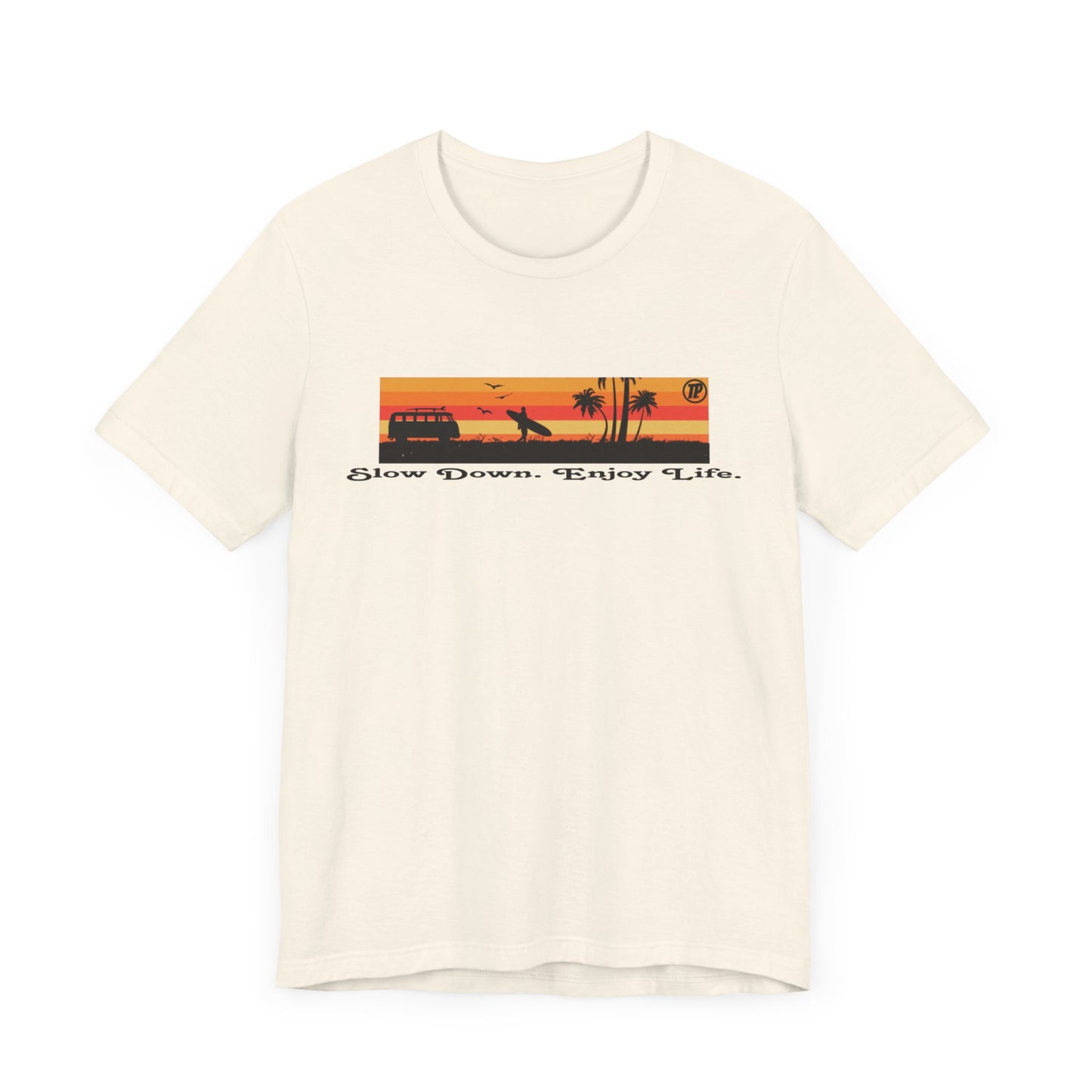 Think Positive Unisex Summer Surf Tee
