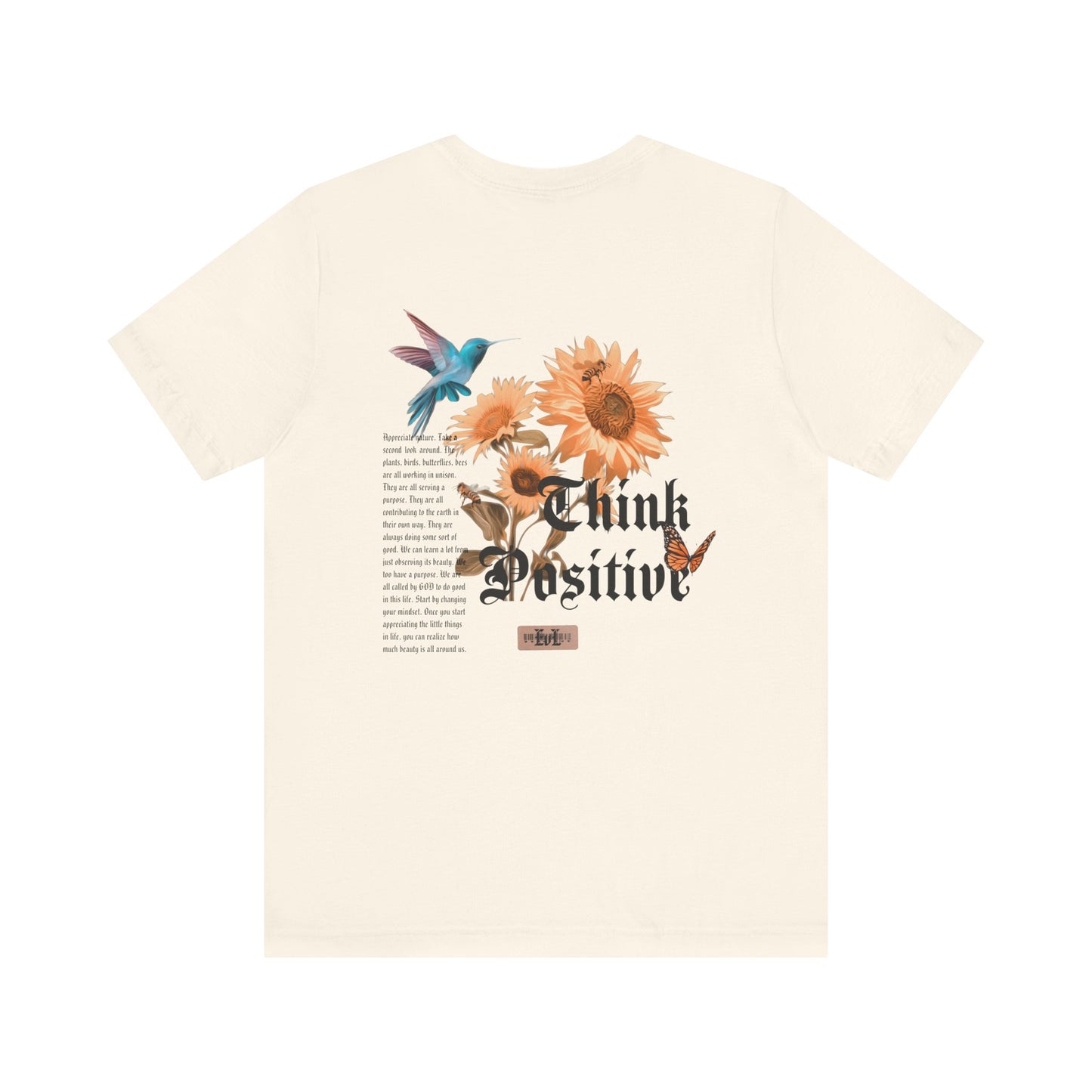 Sunflower Unisex Tee | Think Positive