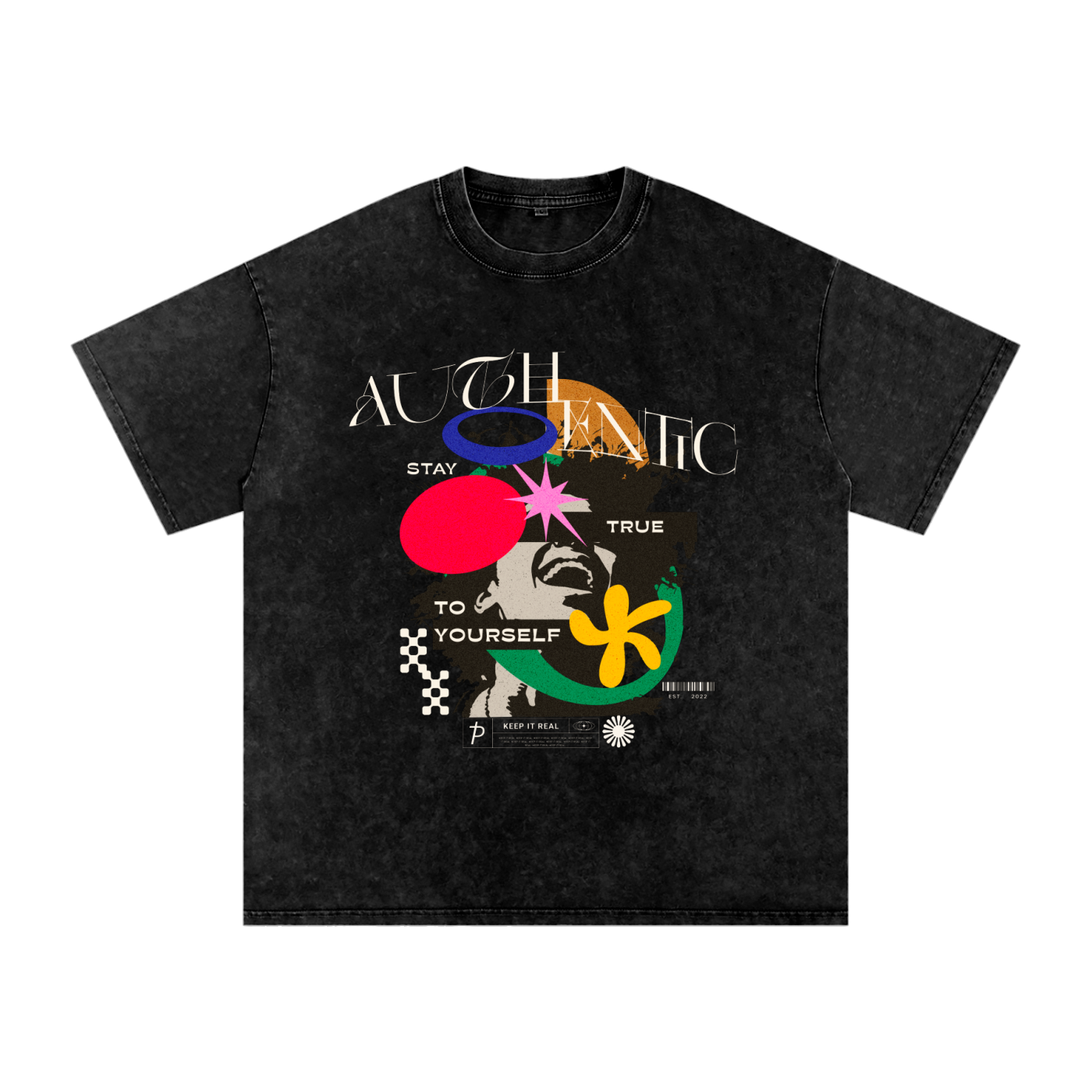 Authenticity Unisex Box Tee | Think Positive