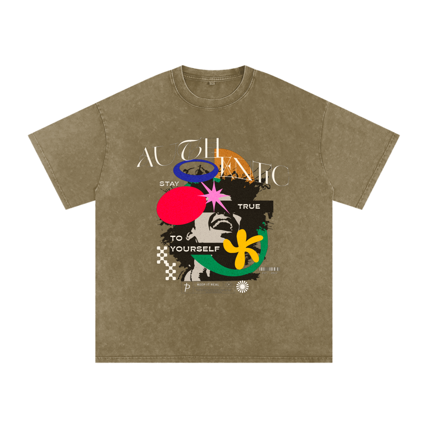 Authenticity Unisex Box Tee | Think Positive
