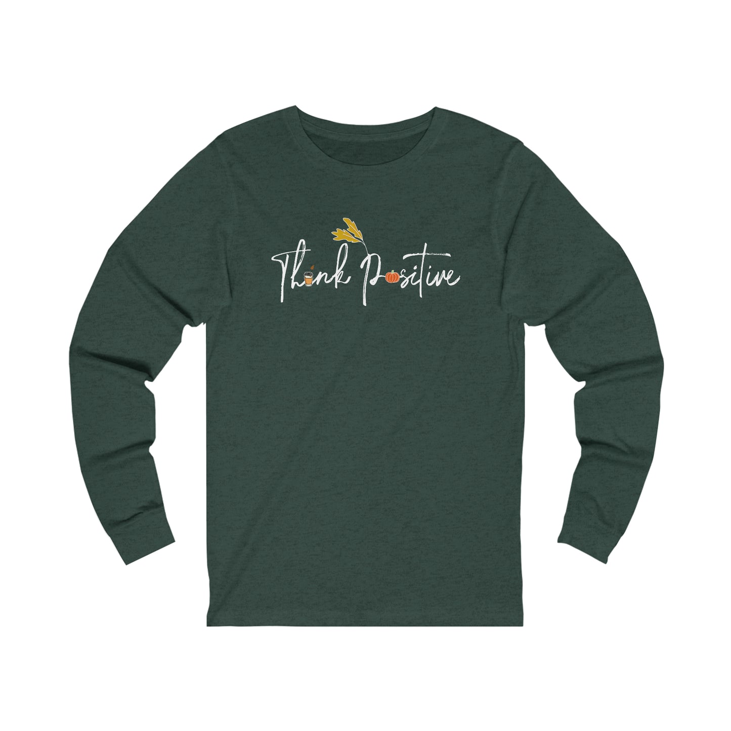 Fall Polaroid Unisex Long Sleeve | Think Positive