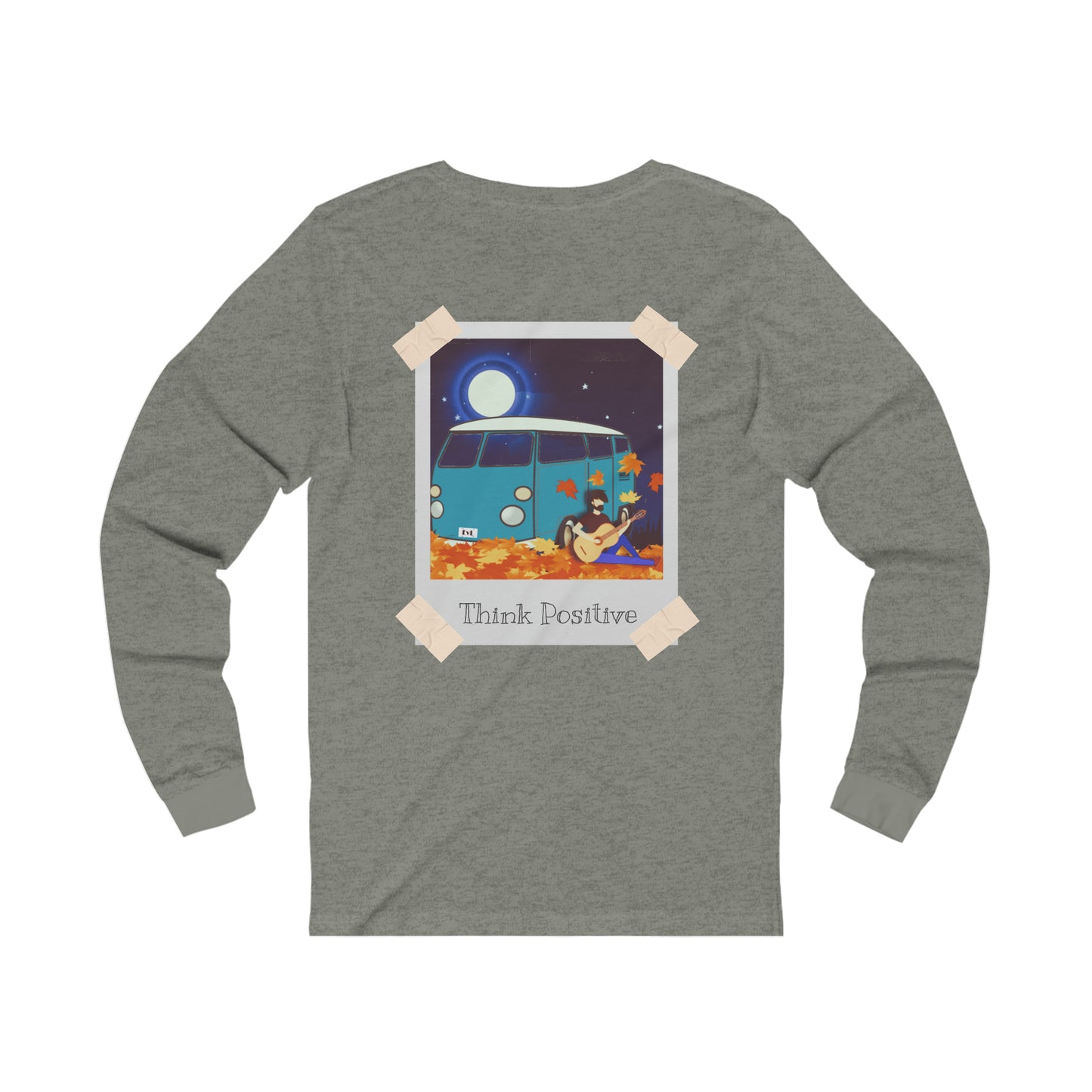 Fall Polaroid Unisex Long Sleeve | Think Positive