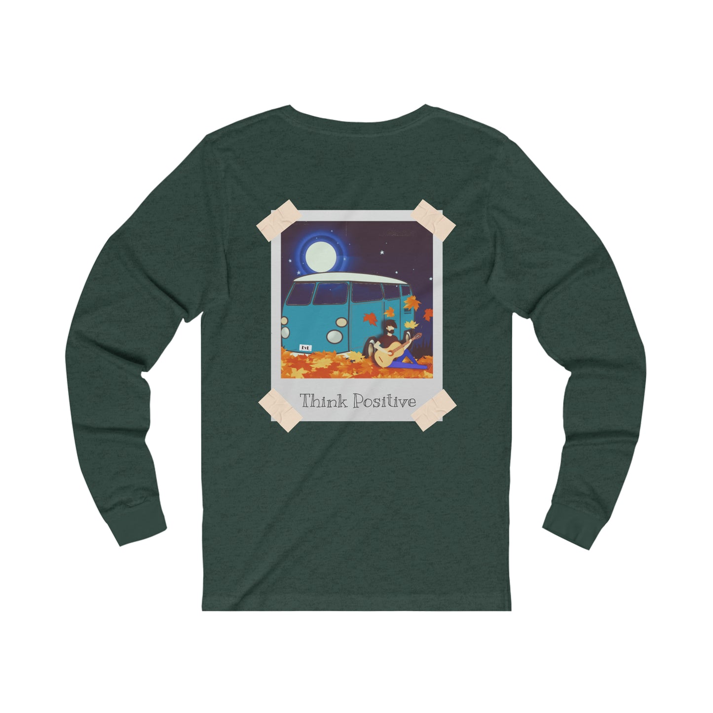 Fall Polaroid Unisex Long Sleeve | Think Positive