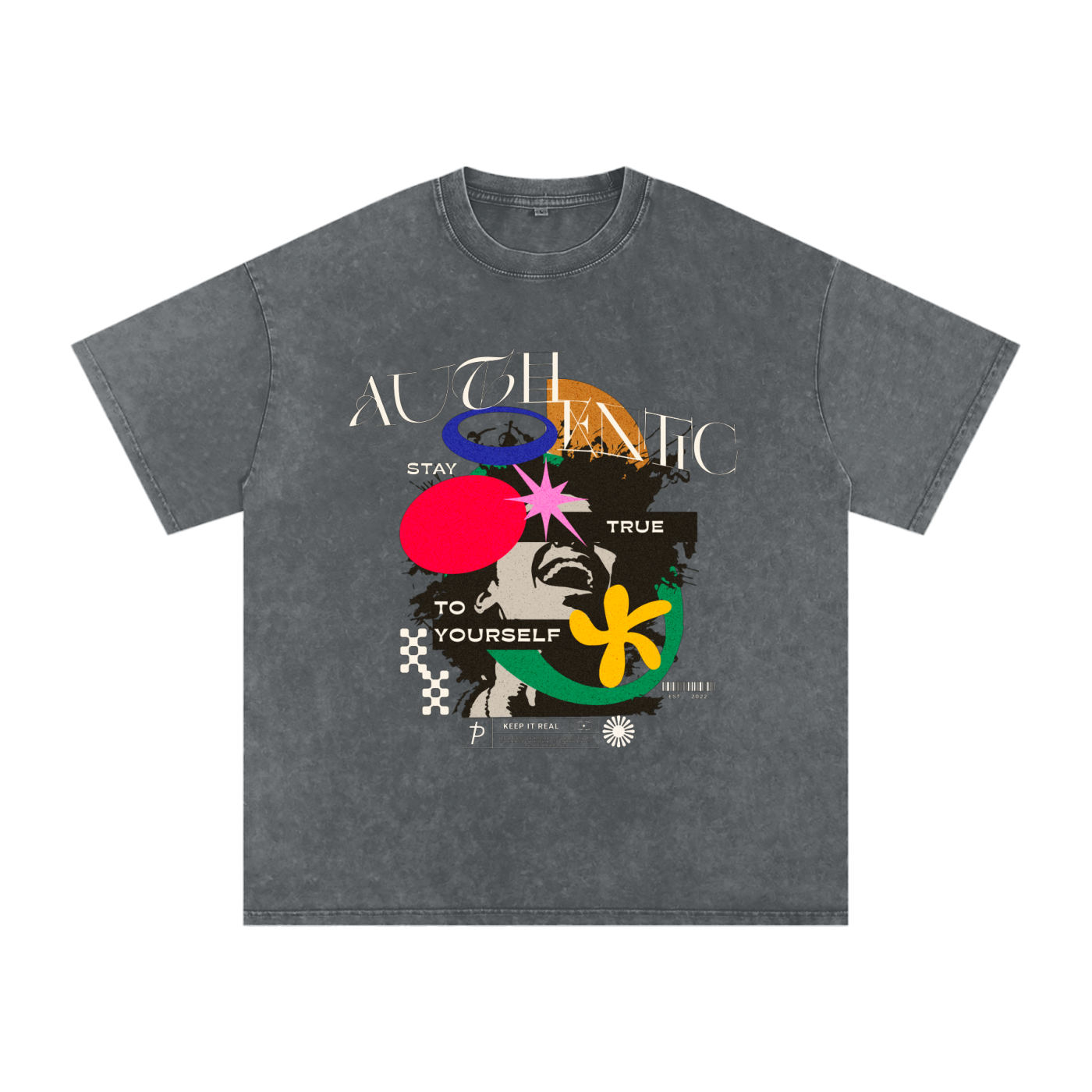 Authenticity Unisex Box Tee | Think Positive