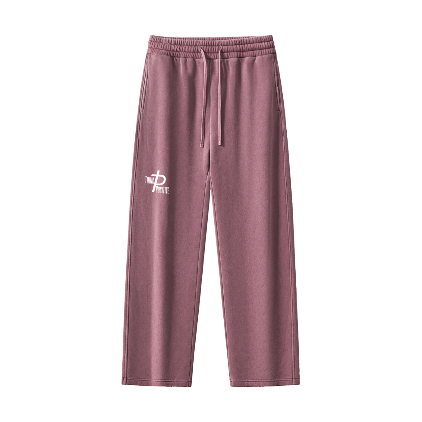 Snow Washed Fleece Sweatpants | Think Positive