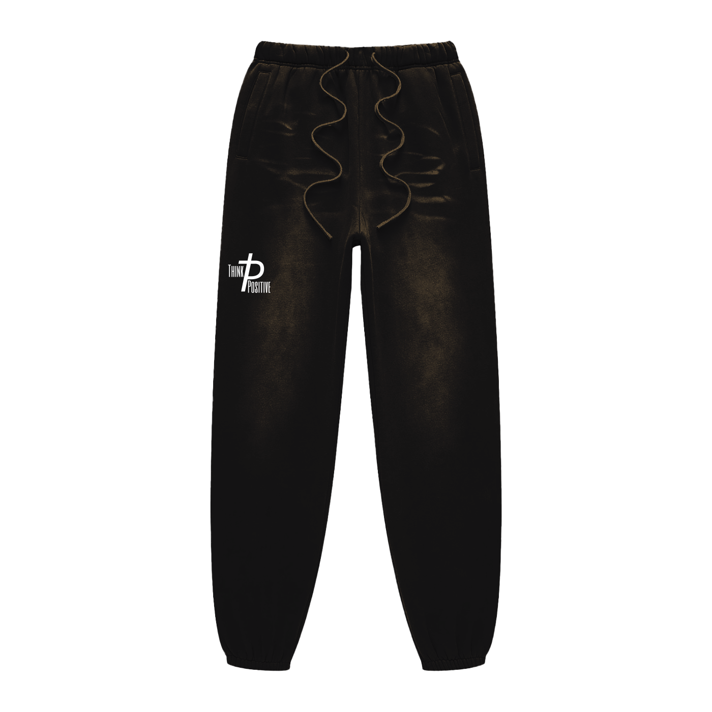 Sunfade Cuffed Fleece Sweatpants | Think Positive
