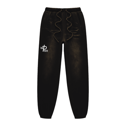 Sunfade Cuffed Fleece Sweatpants | Think Positive