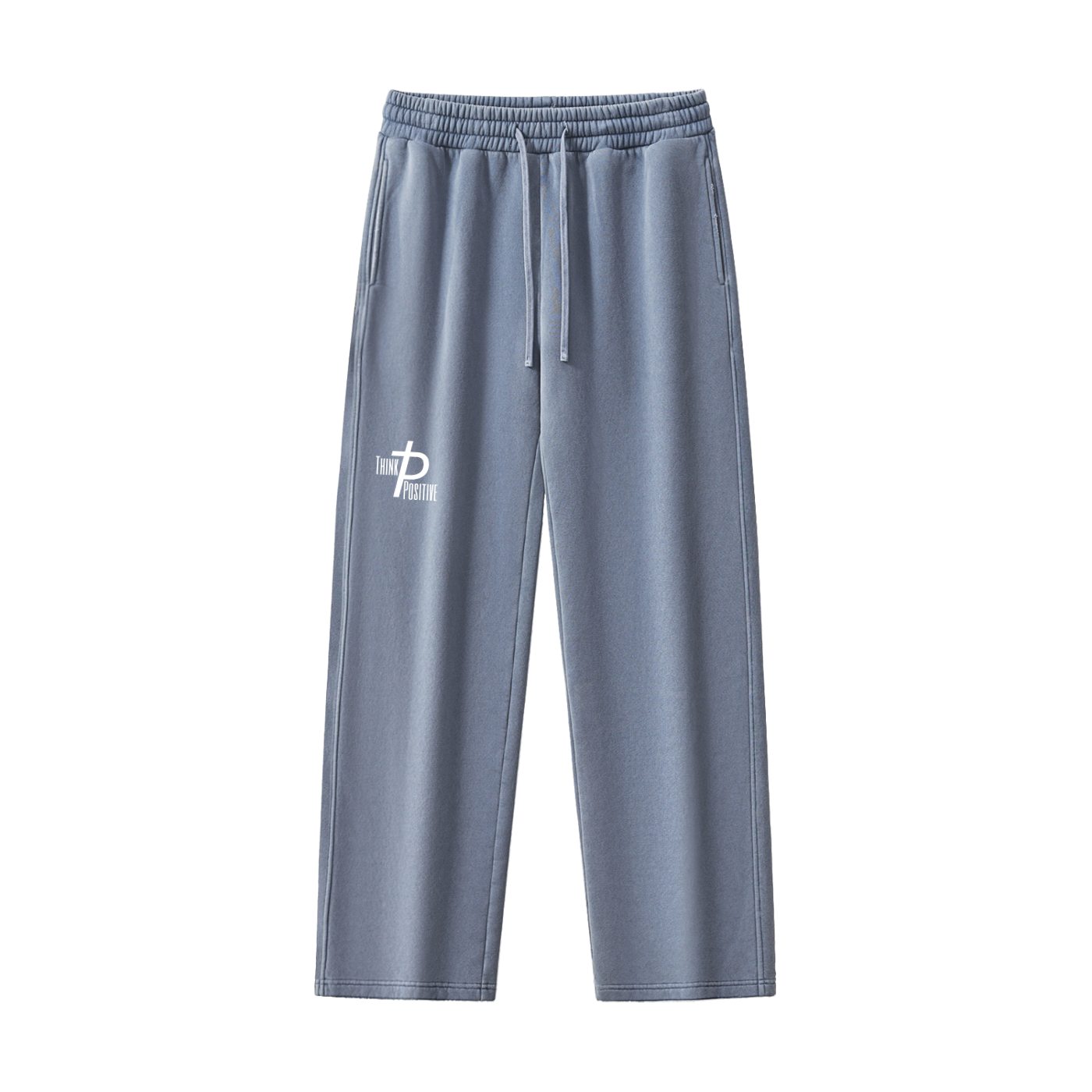 Snow Washed Fleece Sweatpants | Think Positive