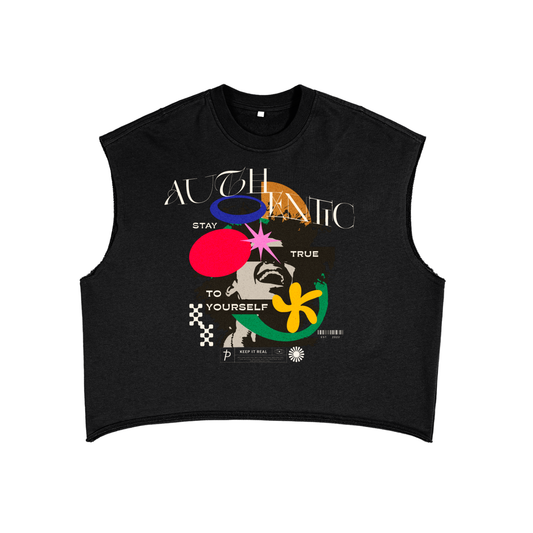 Authenticity Unisex Box Tank | Think Positive