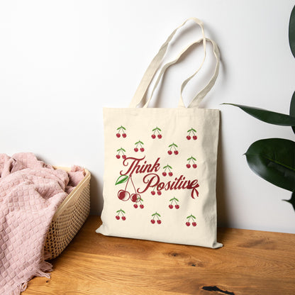 Cherry Tote Bag | Think Positive