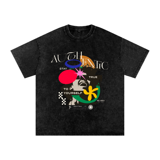 Authenticity Unisex Box Tee | Think Positive