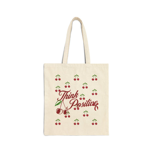 Cherry Tote Bag | Think Positive
