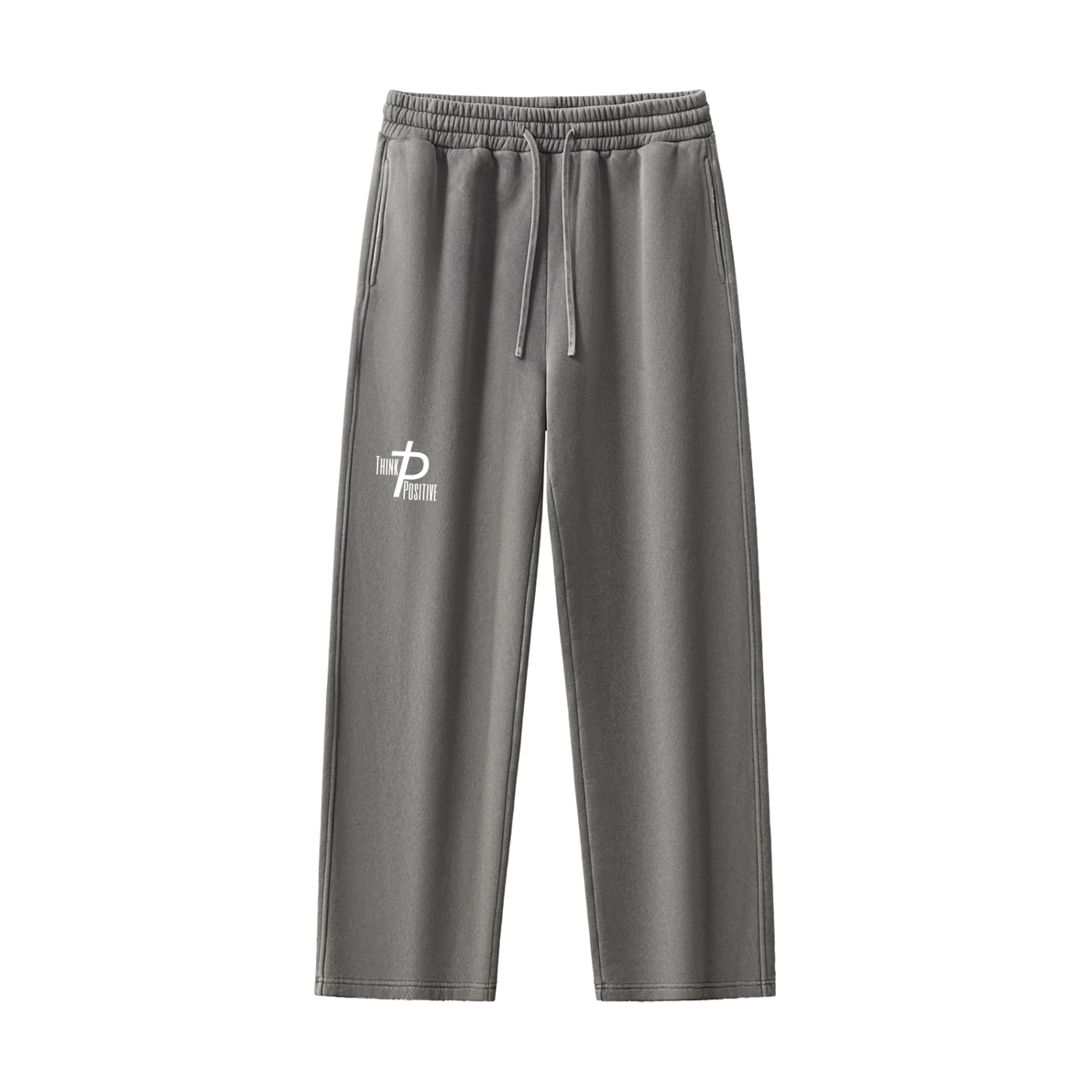 Snow Washed Fleece Sweatpants | Think Positive