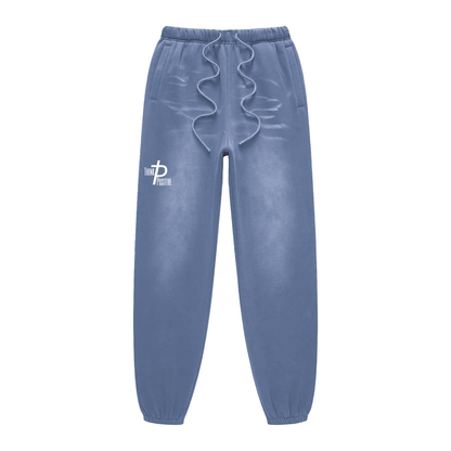 Sunfade Cuffed Fleece Sweatpants | Think Positive