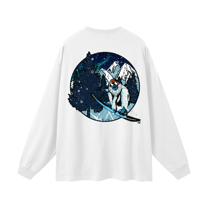 Snow Yeti Oversized Long Sleeve | Think Positive