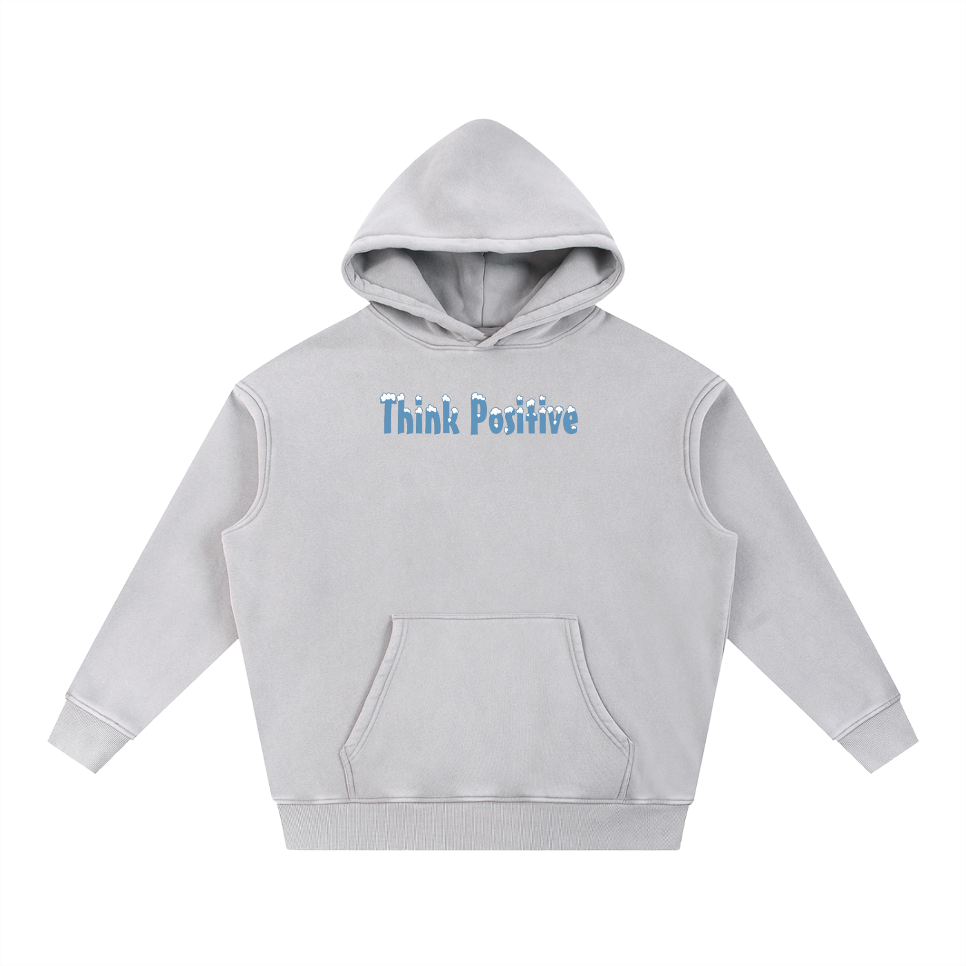 Snow Yeti Oversize Hoodie | Think Positive