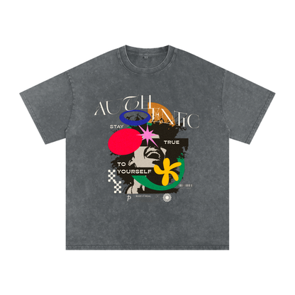 Authenticity Unisex Box Tee | Think Positive