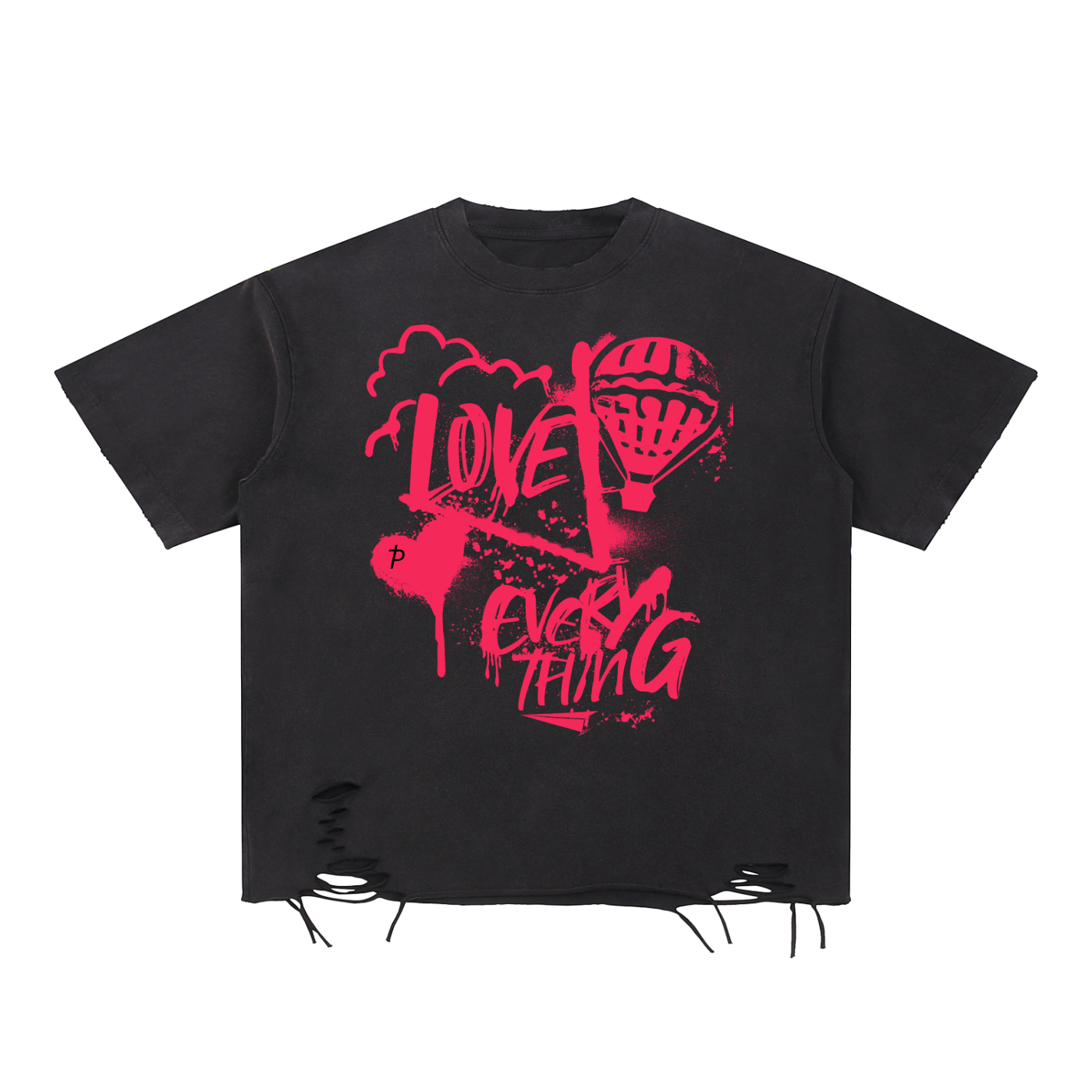 Love > Everything "Ripped Ends" Tee | Think Positive