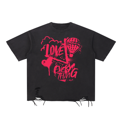 Love > Everything "Ripped Ends" Tee | Think Positive