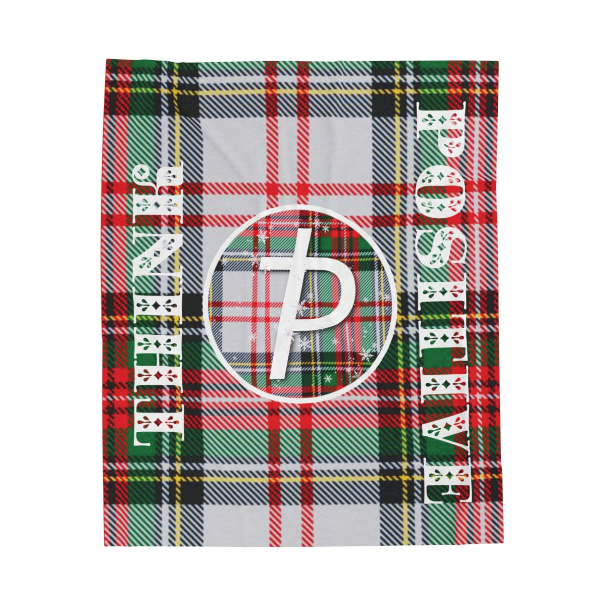 Tartan Christmas Blanket | Think Positive