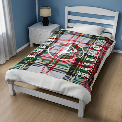 Tartan Christmas Blanket | Think Positive